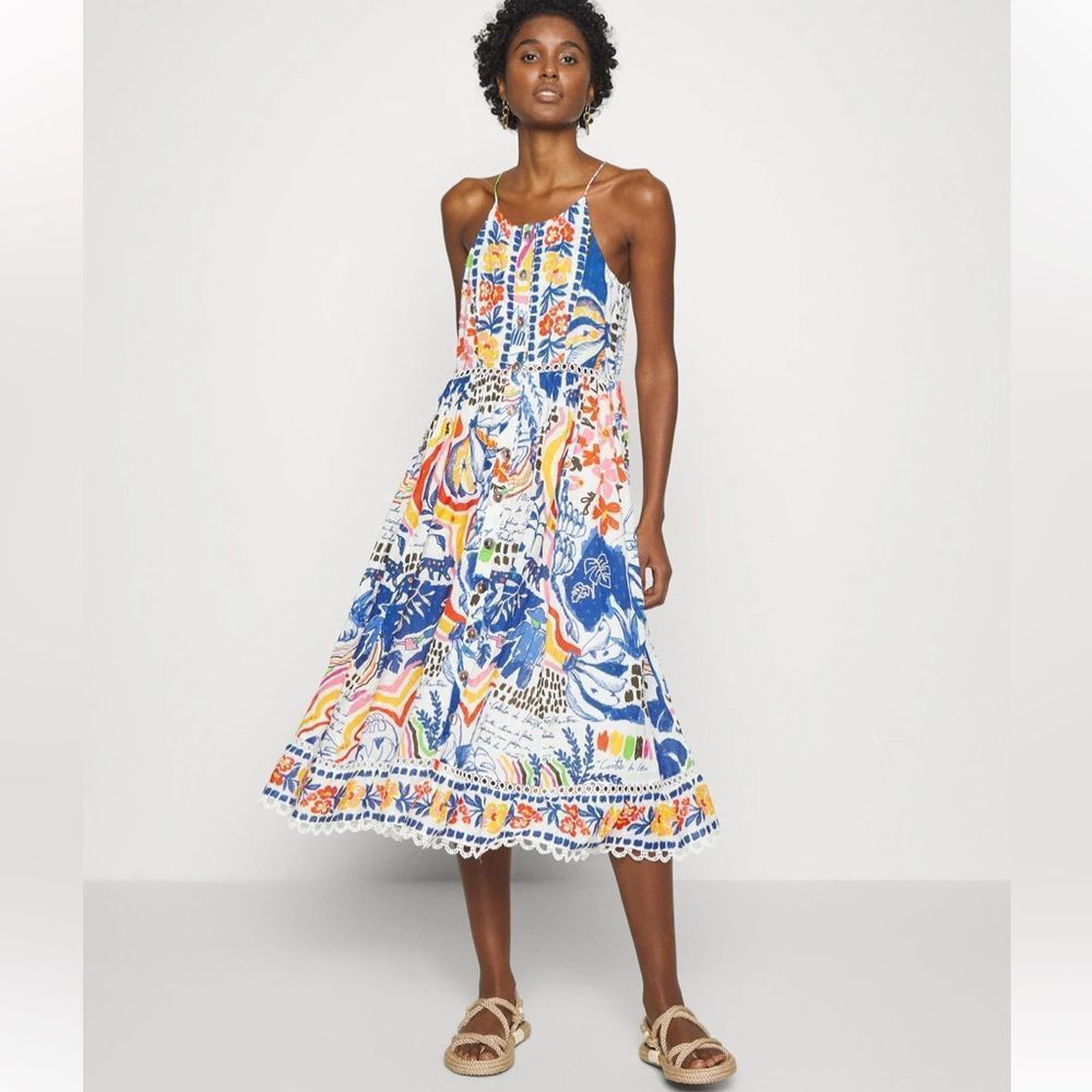 Farm Rio Wild Brazil Midi Dress